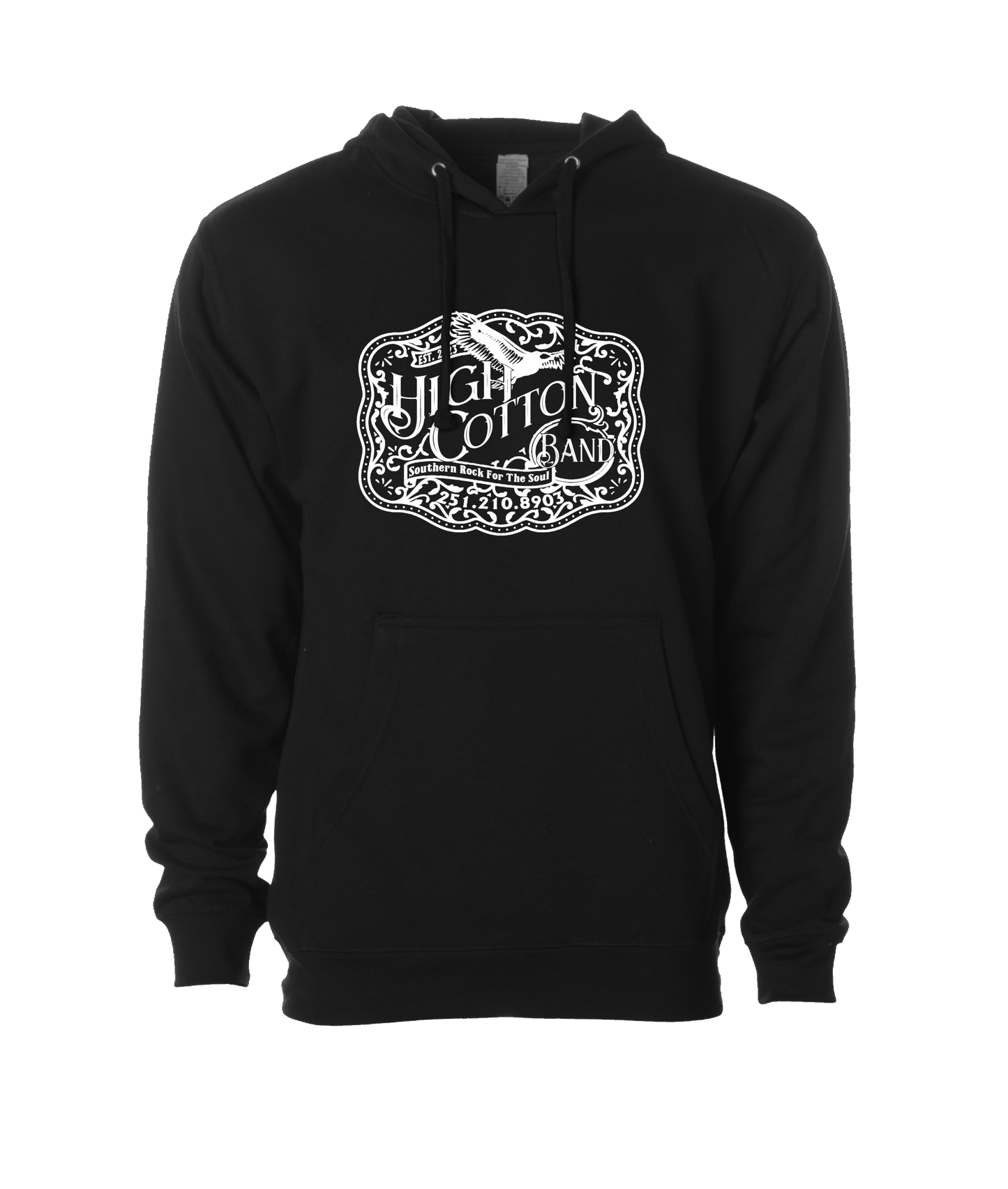 High Cotton - HC Logo LT - Black Hoodie