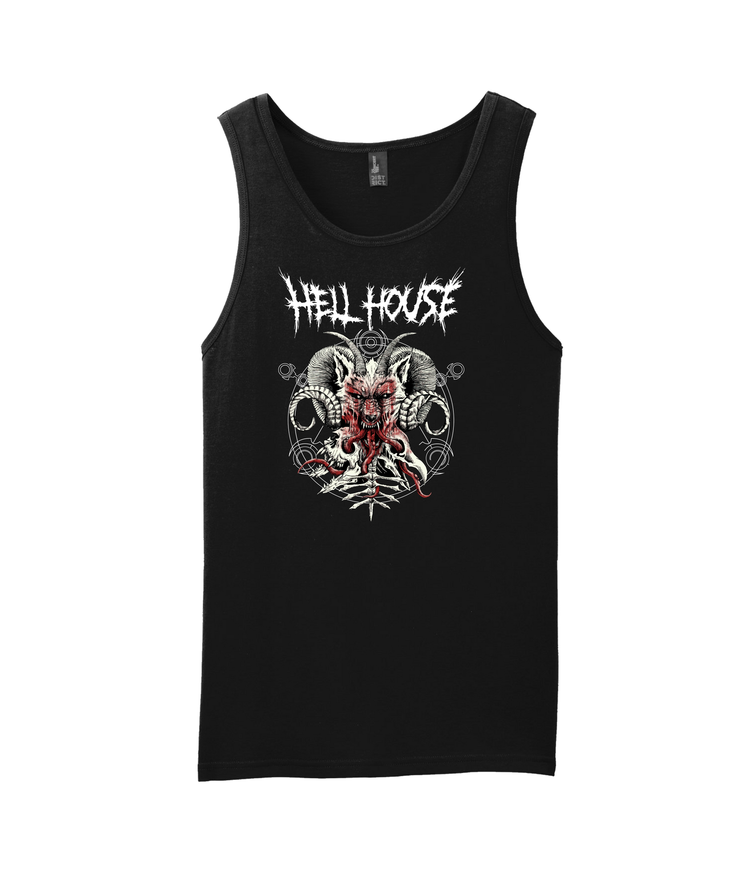 Hellhouse crypt - WOLFHORN - Black Tank Top