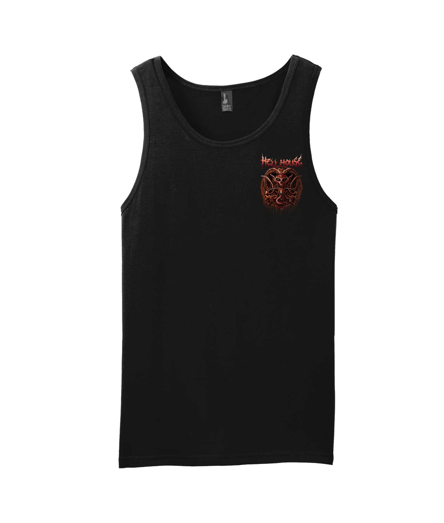 V-HELLTOP - LORDSKVLL - Black Tank Top