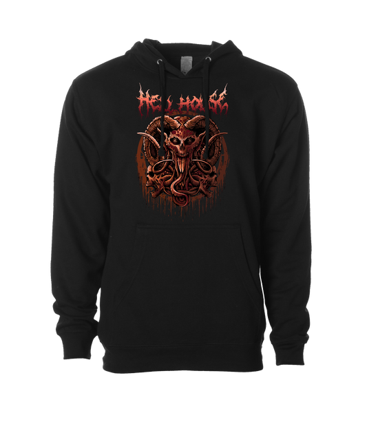 Hellhouse crypt - LORDSKVLL - Black Hoodie