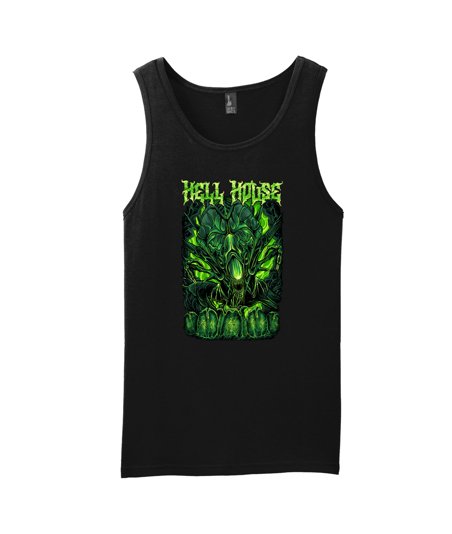 Hellhouse crypt - ALIEN - Black Tank Top
