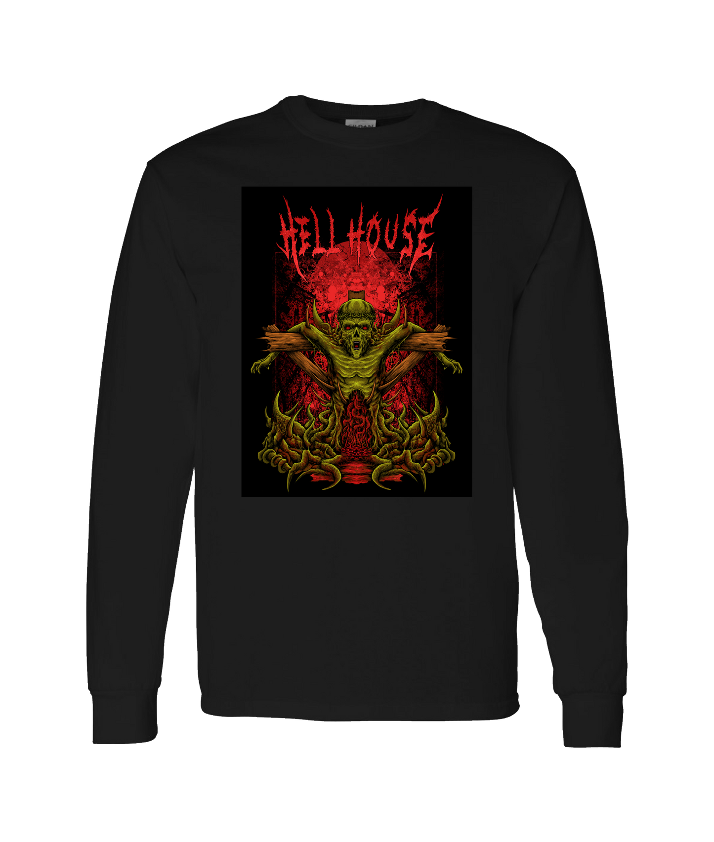 Hellhouse crypt - LIBSS - Black Long Sleeve T