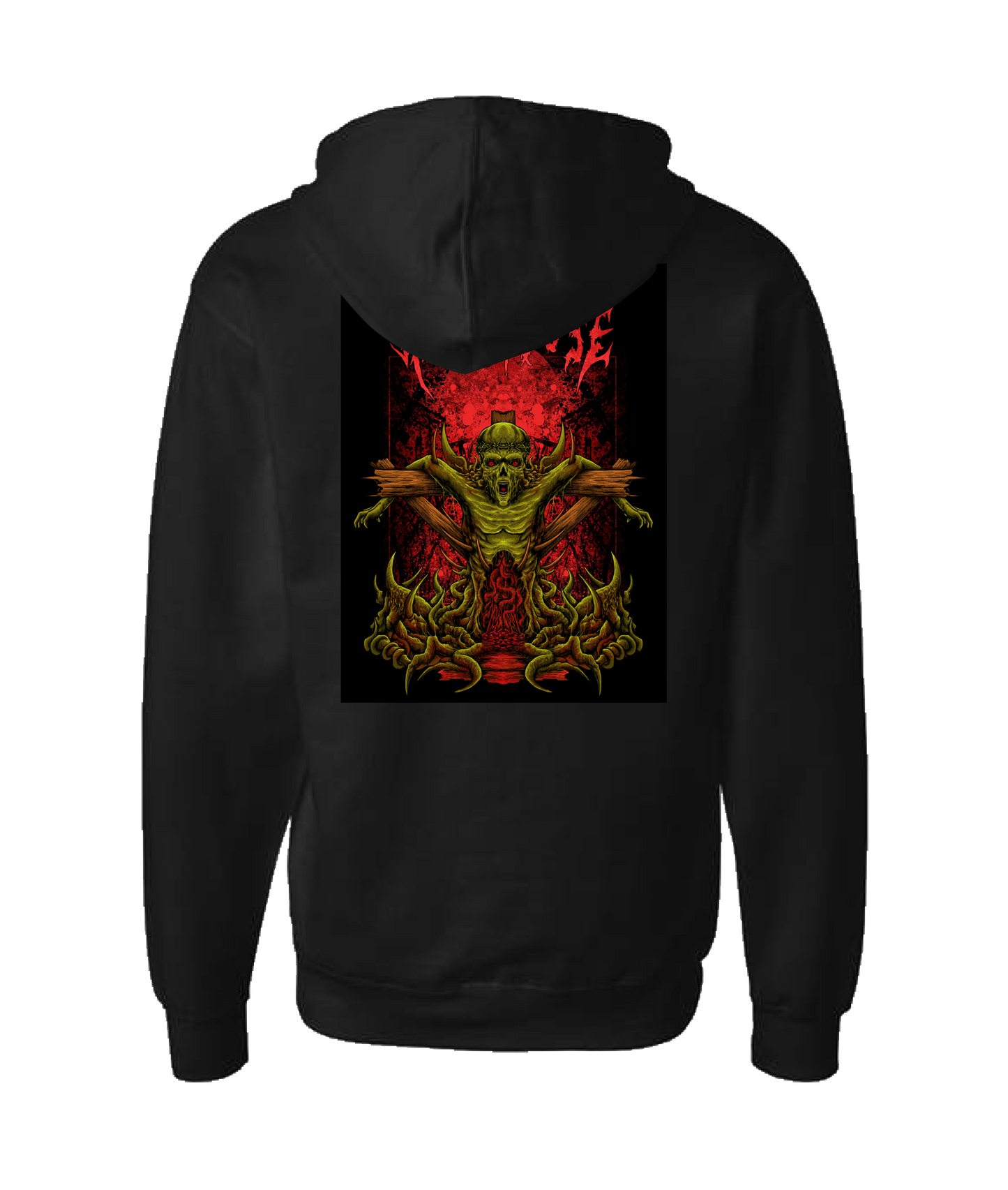 Hellhouse crypt - LIBSS - Black Zip Up Hoodie