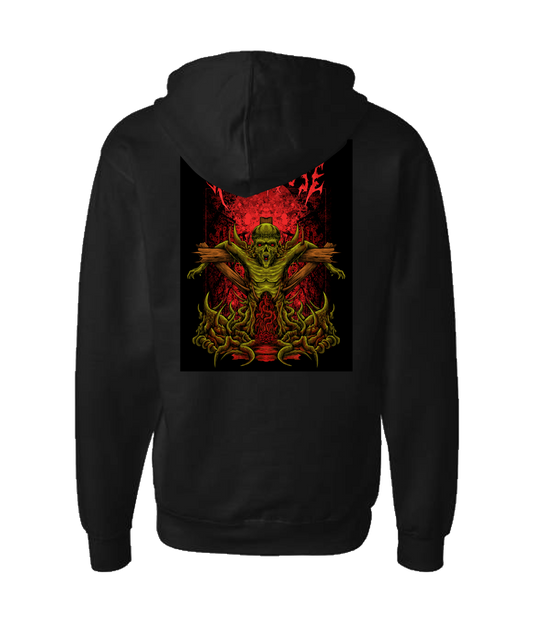 Hellhouse crypt - LIBSS - Black Zip Up Hoodie