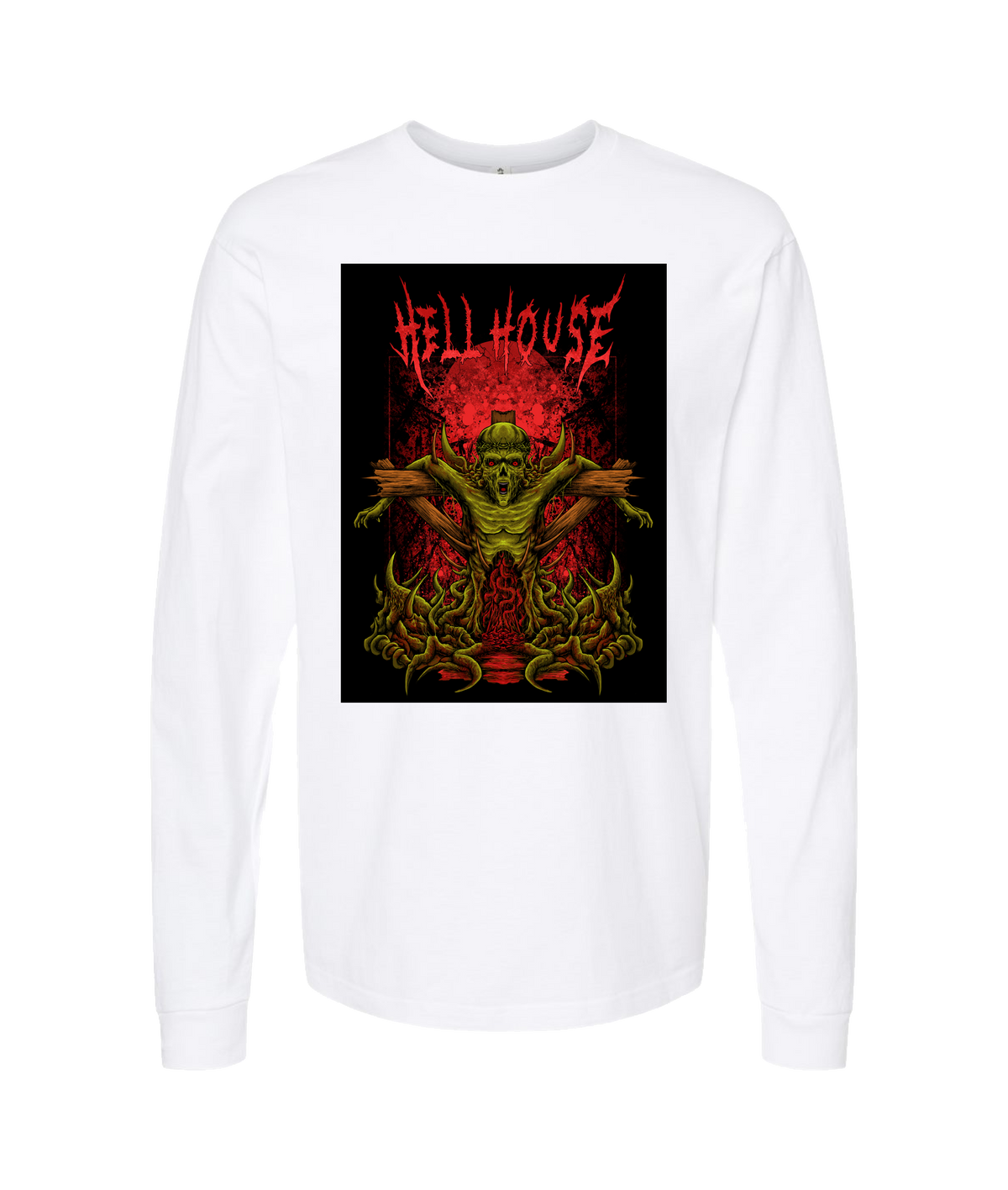 V-HELLTOP - LIBSS - White Long Sleeve T
