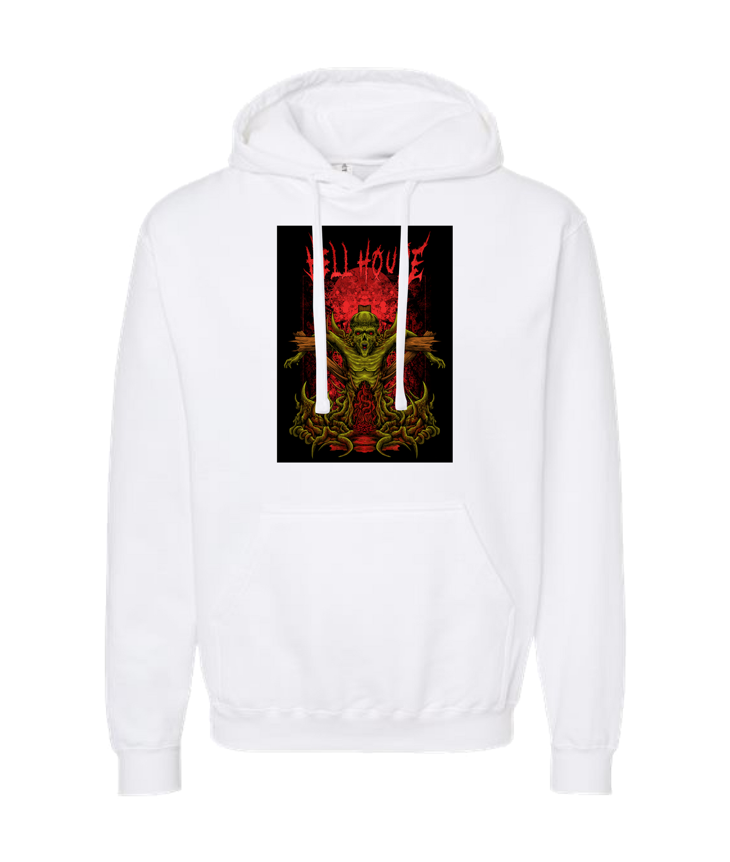 Hellhouse crypt - LIBSS - White Hoodie