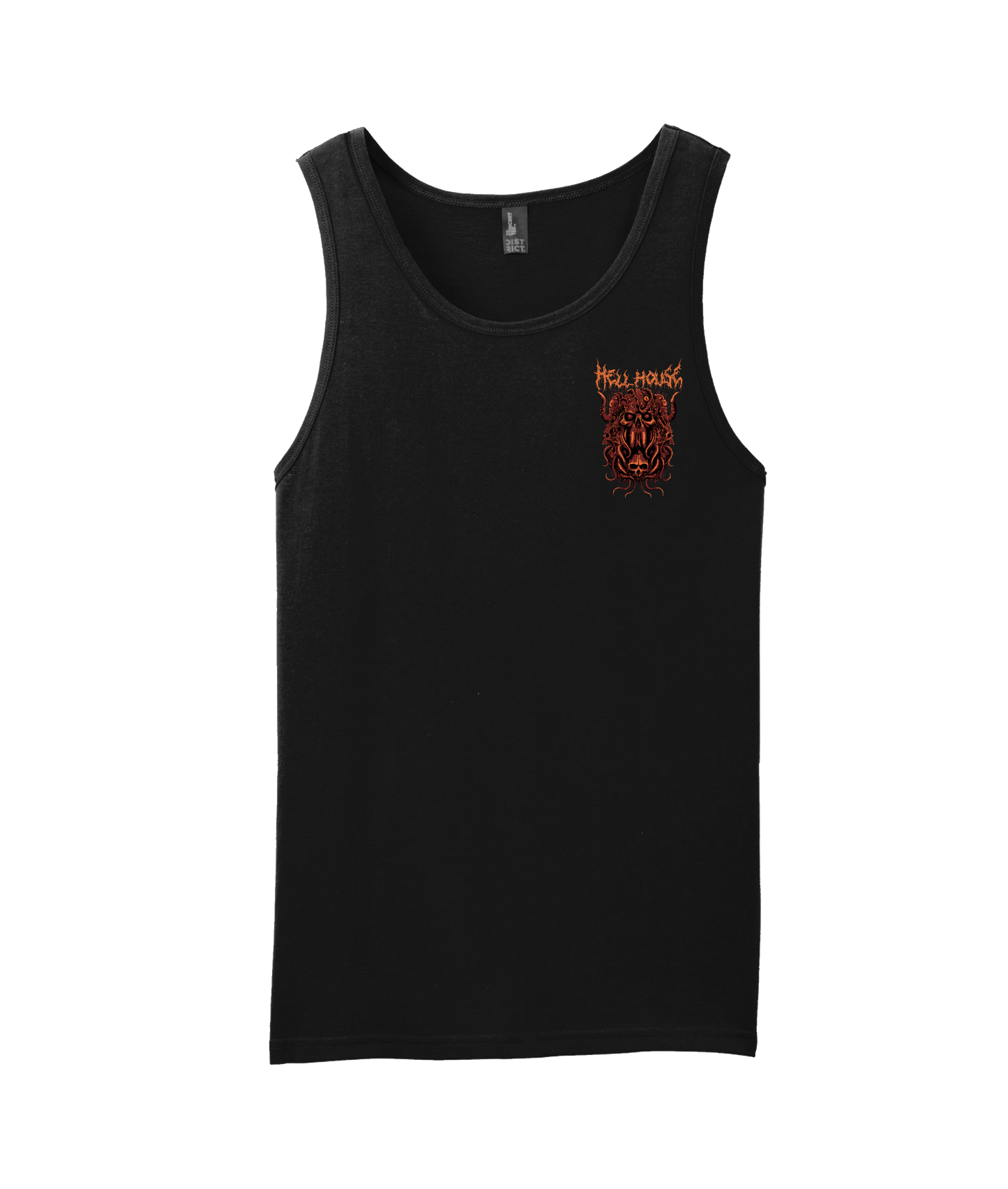 V-HELLTOP - OCTOPUSSSKVLL - Black Tank Top