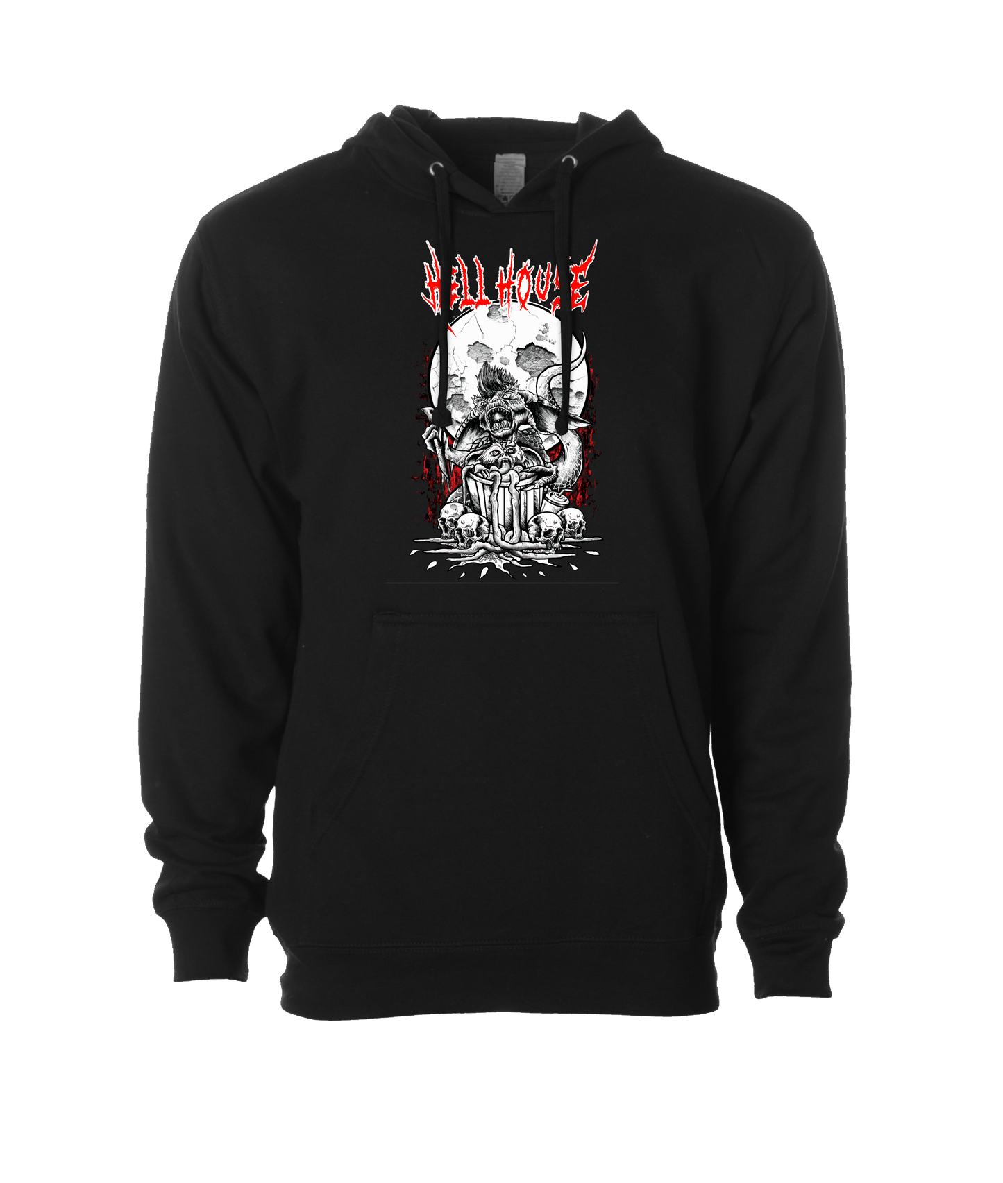 Hellhouse crypt - GREMLINS - Black Hoodie