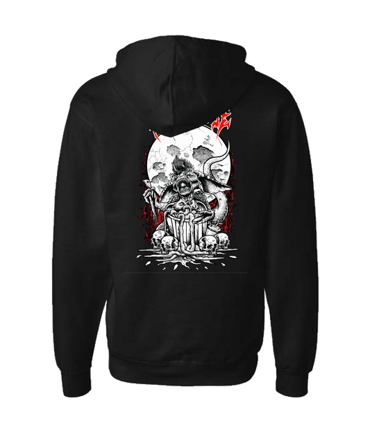 Hellhouse crypt - GREMLINS - Black Zip Up Hoodie