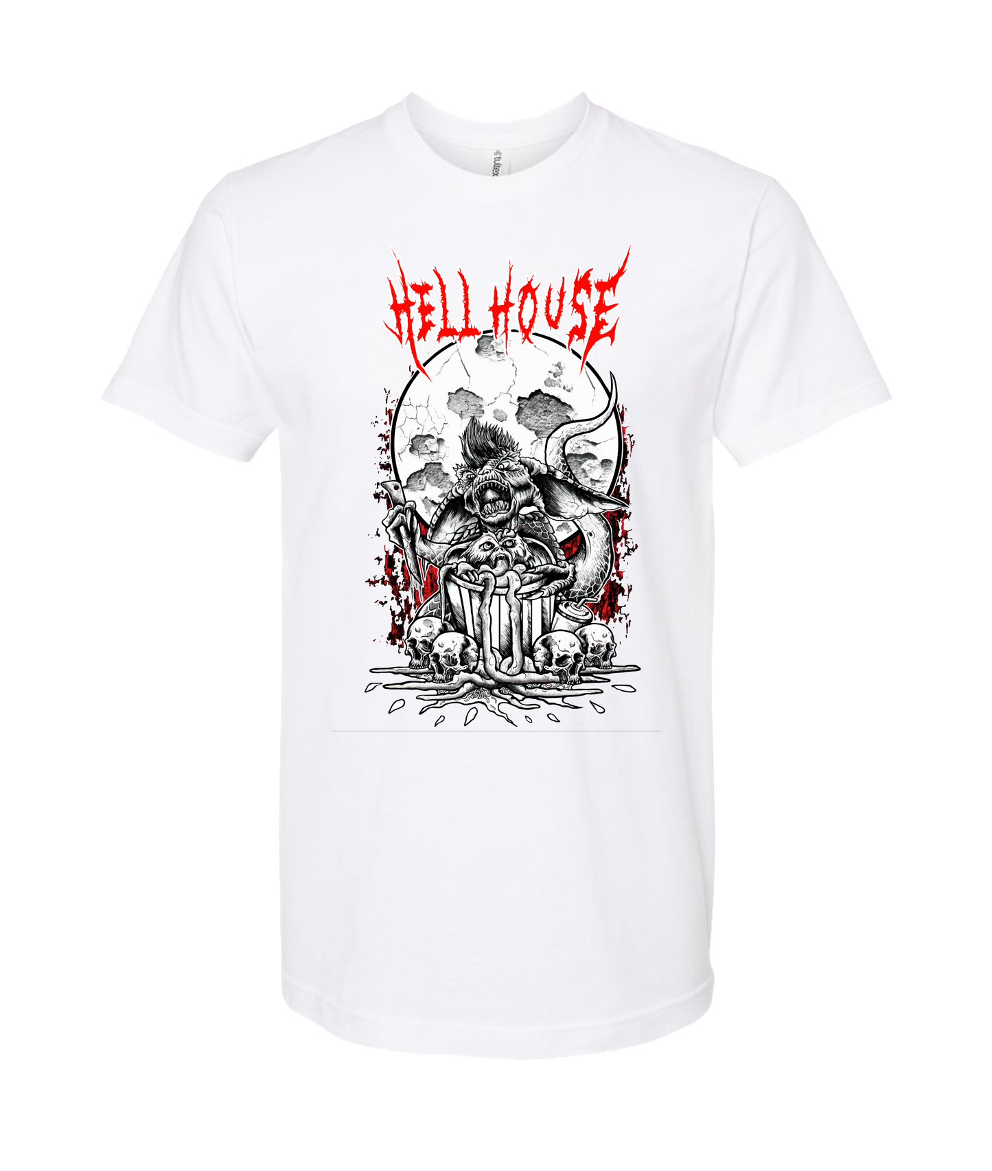 Hellhouse crypt - GREMLINS - White T-Shirt