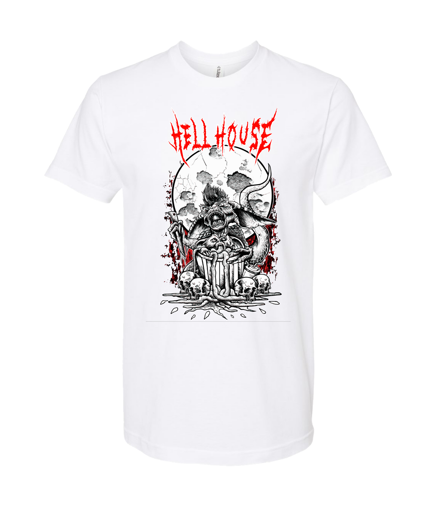 V-HELLTOP - GREMLINS - White T-Shirt