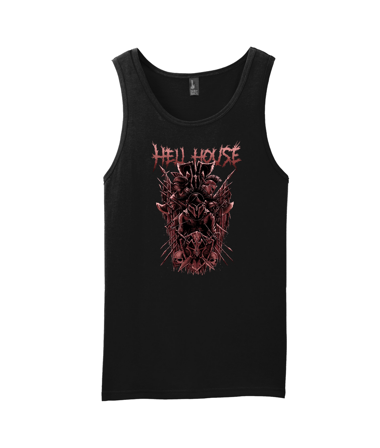 Hellhouse crypt - GLADIATOR - Black Tank Top