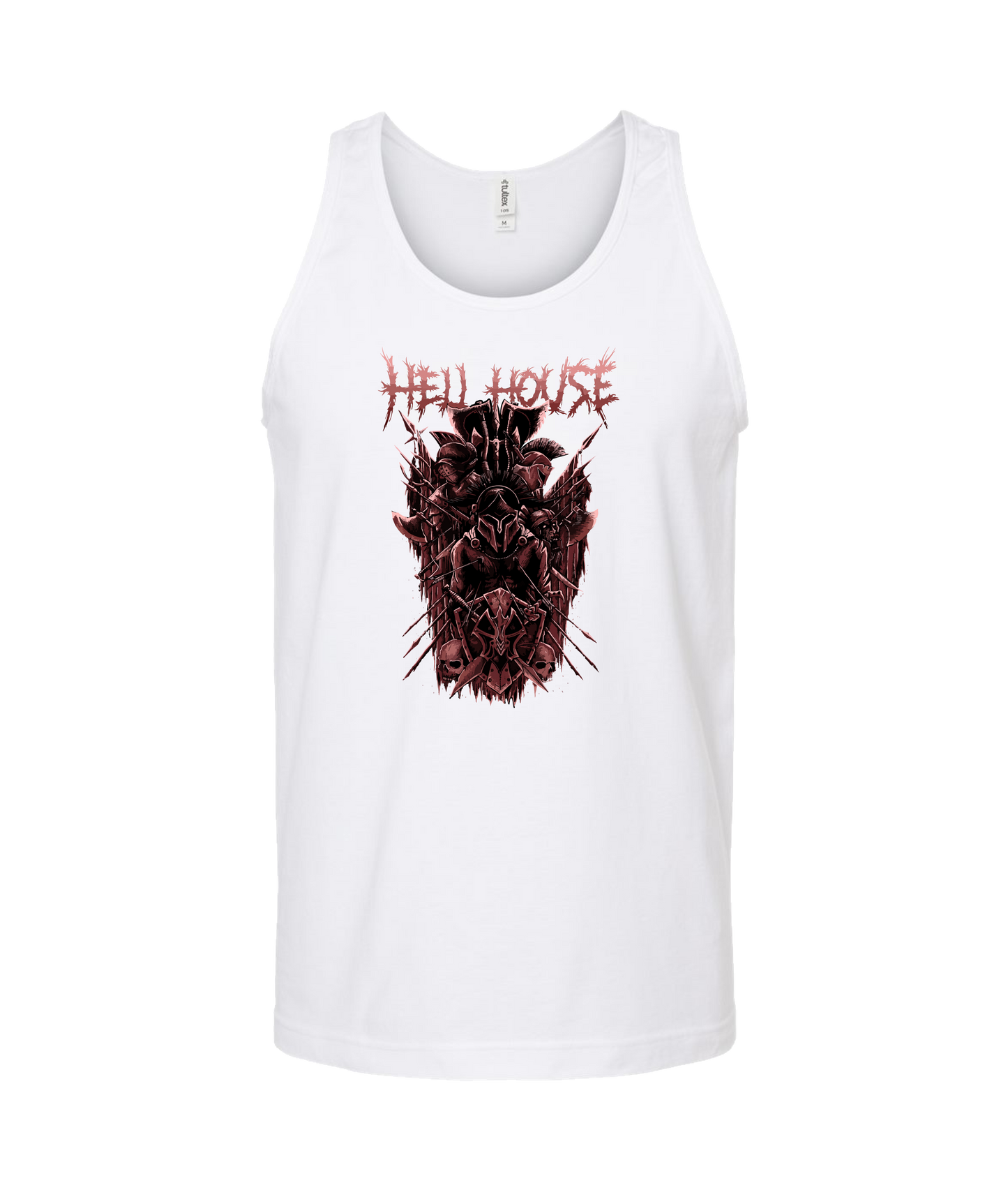 Hellhouse crypt - GLADIATOR - White Tank Top