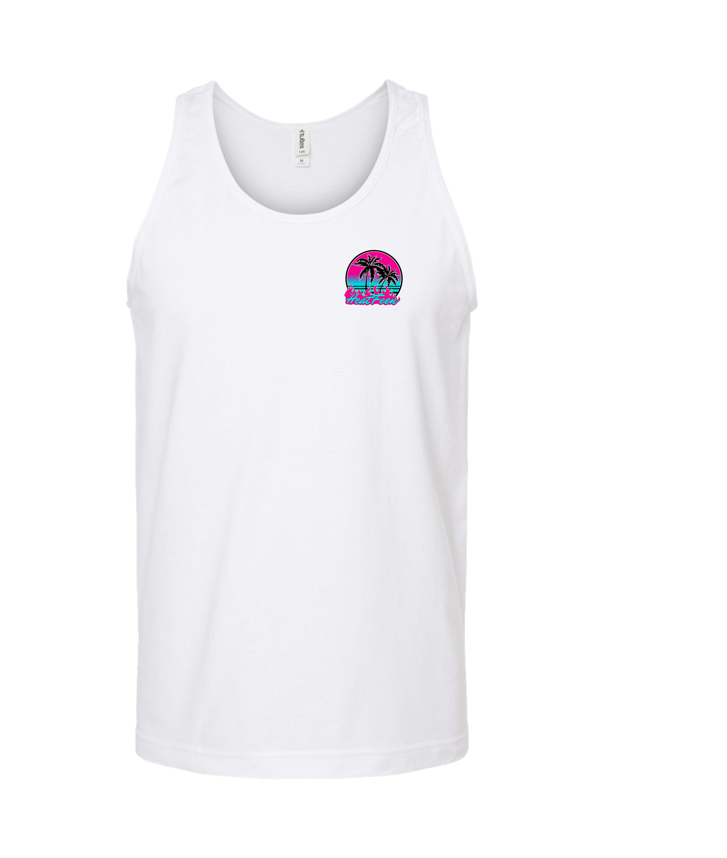 Heatfeen - Tropical Heat - White Tank Top