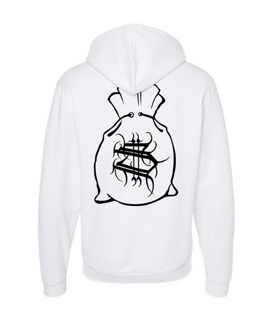V-HHTOP - LOGO 5 - White Zip Up Hoodie