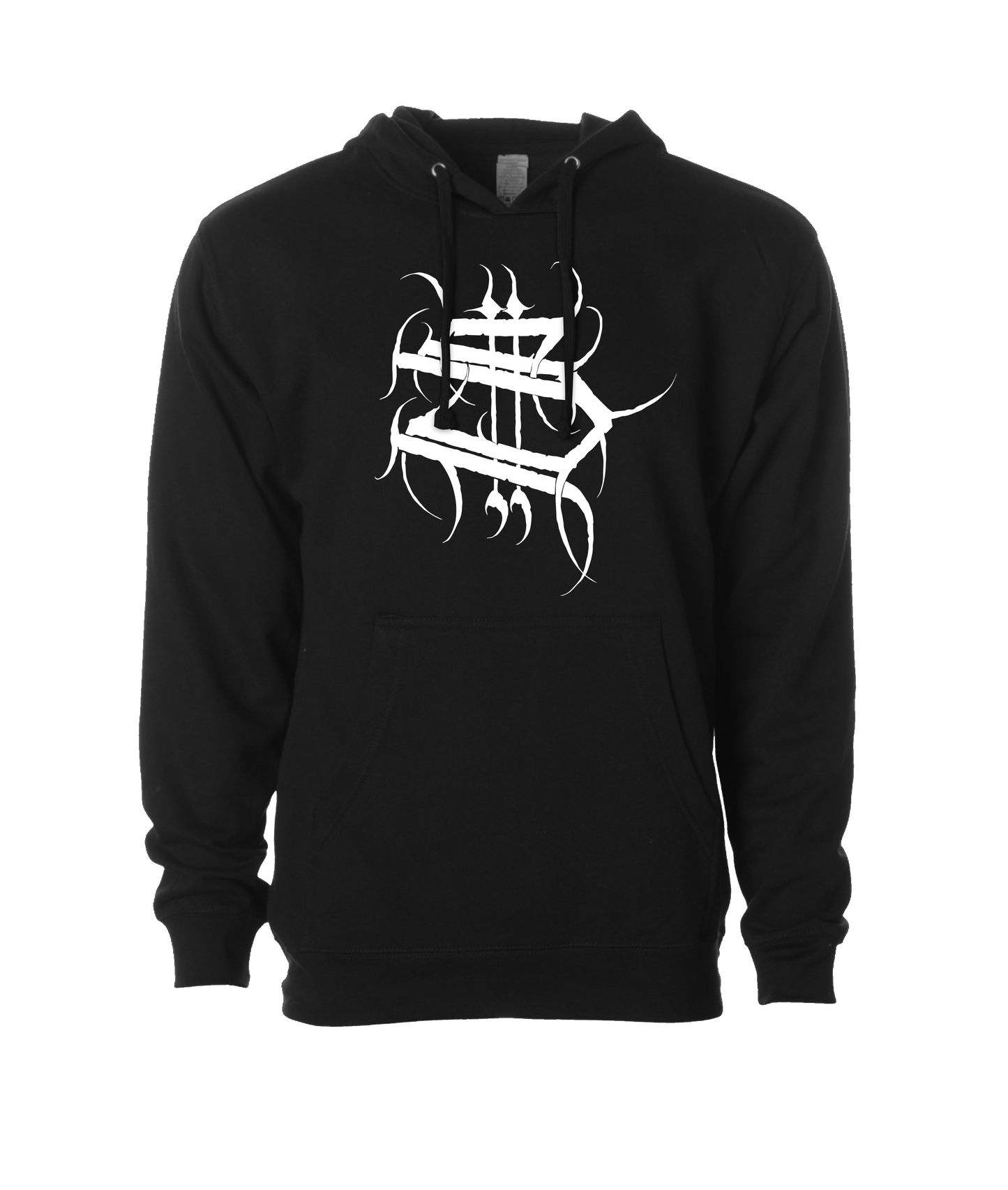 Hu$tle Hard - LOGO 6 - Black Hoodie