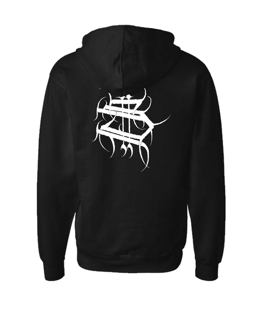 V-HHTOP - LOGO 6 - Black Zip Up Hoodie
