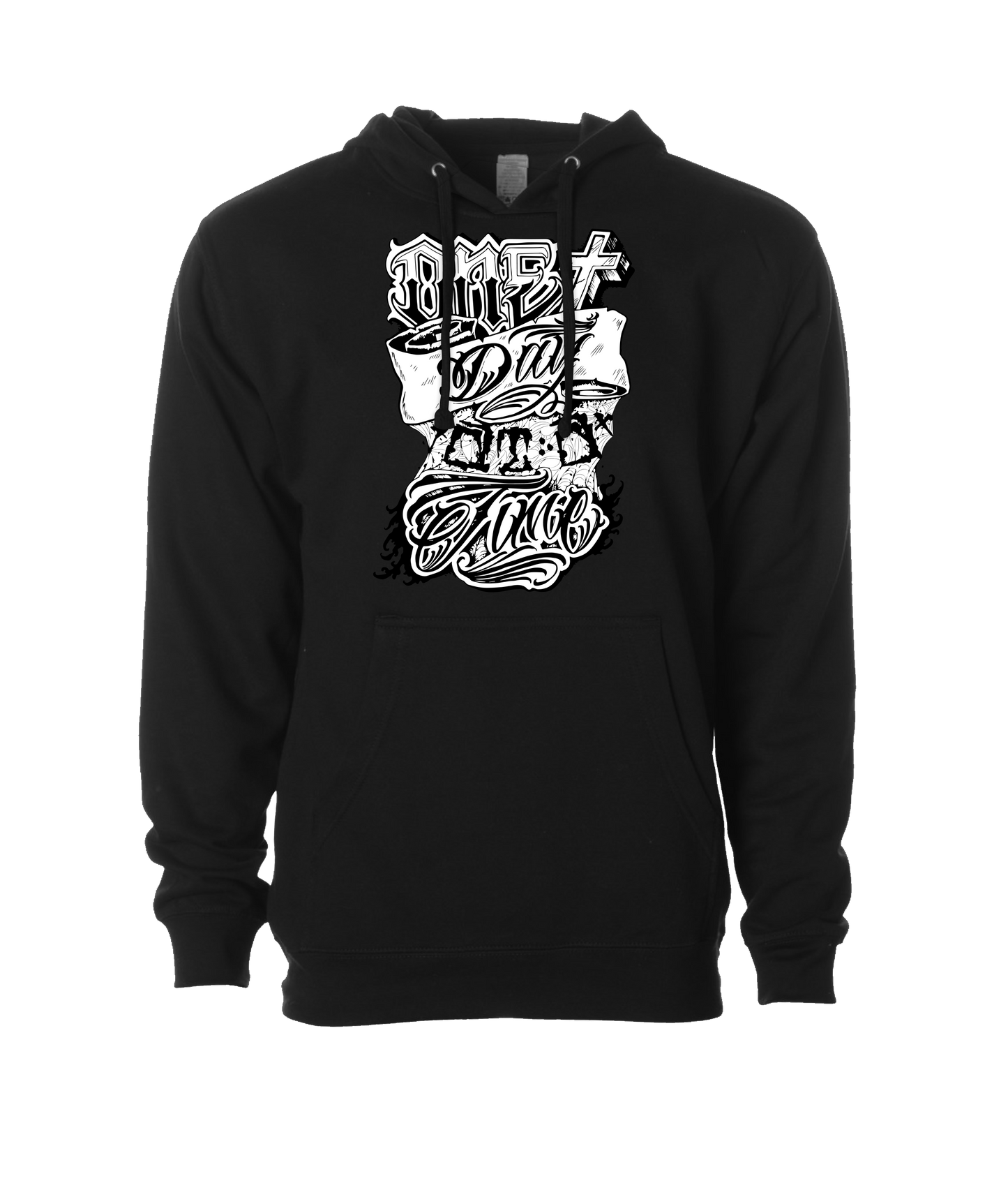 Hu$tle Hard - LOGO 2 - Black Hoodie