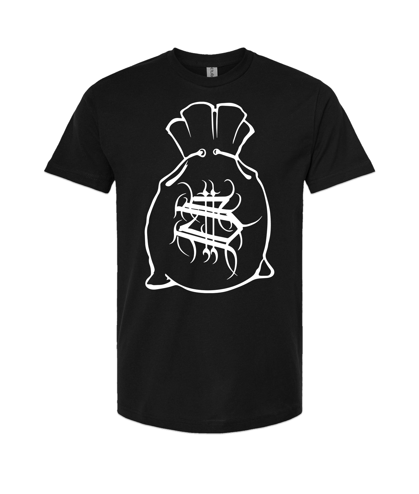 Hu$tle Hard - LOGO 3 - Black T-Shirt