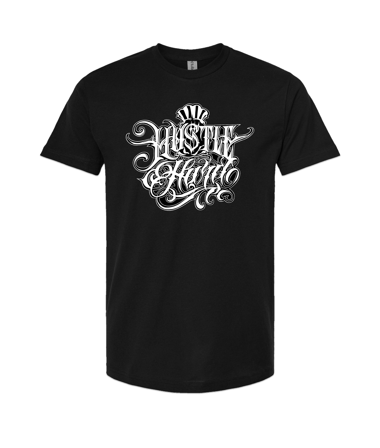 Hu$tle Hard - LOGO 4 - Black T-Shirt