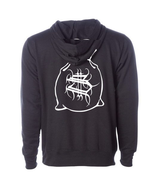 Hu$tle Hard - LOGO 5 - Black Hoodie