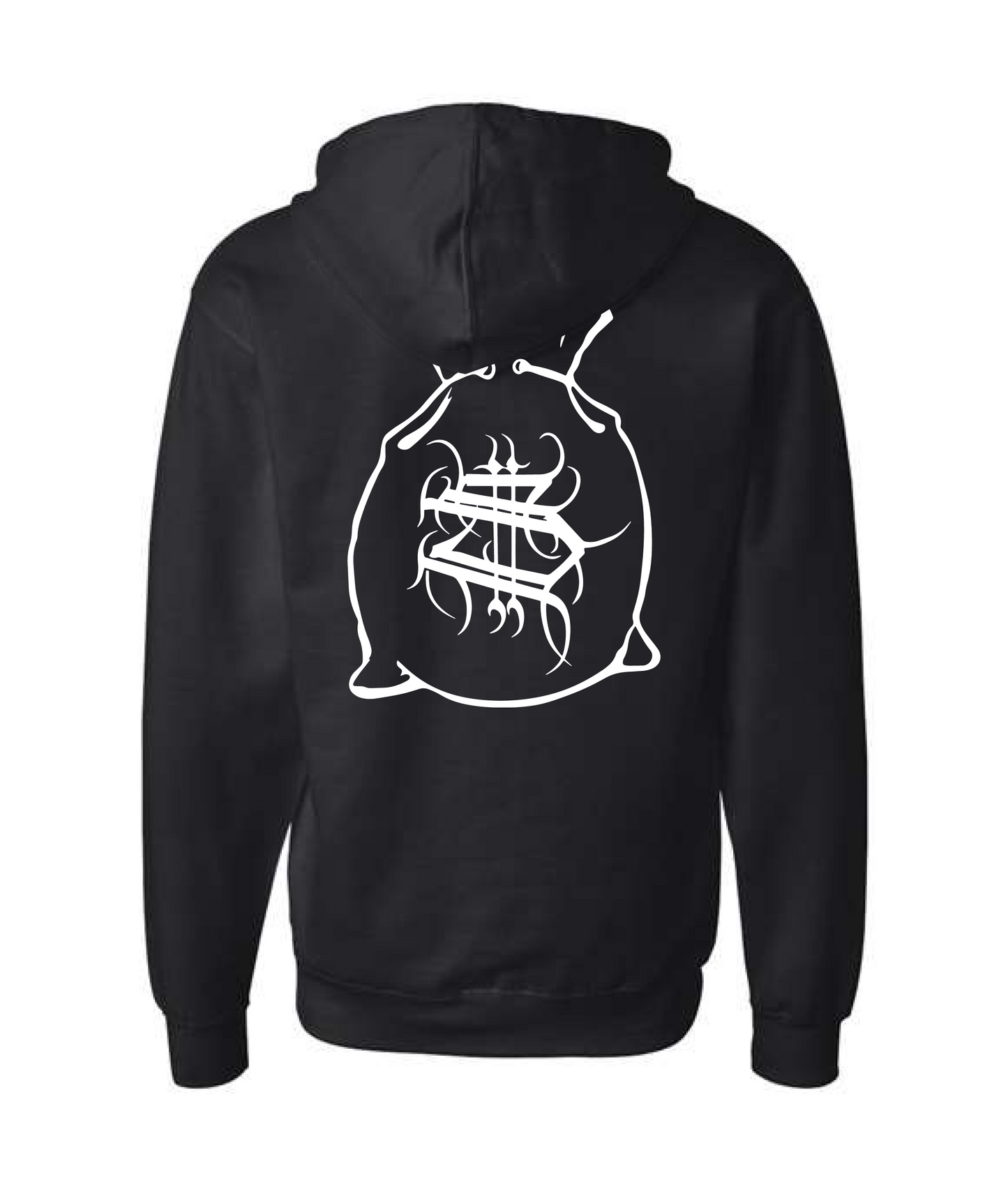 V-HHTOP - LOGO 5 - Black Zip Up Hoodie