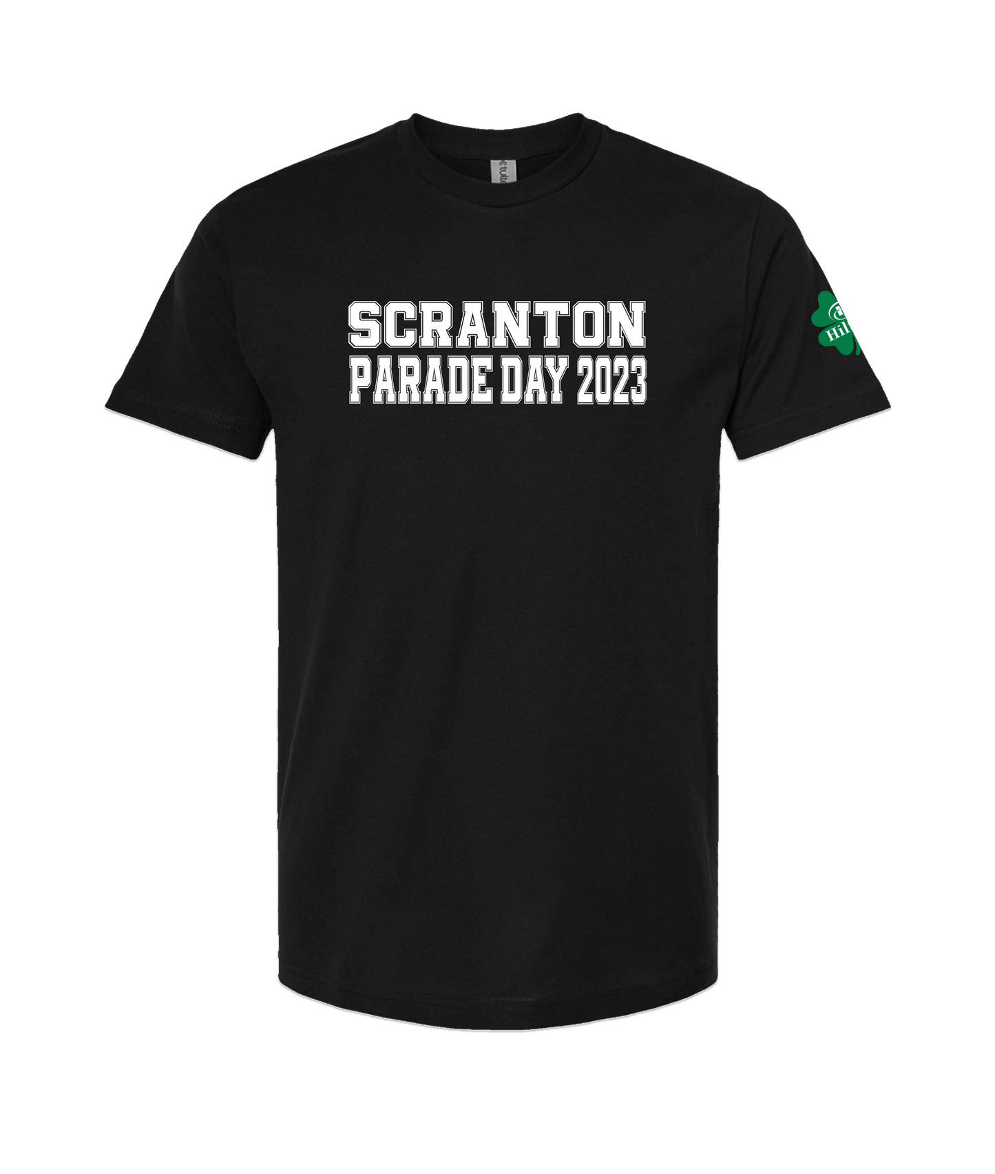 PJs 1910 Pub by Hilton - Scranton Parade Day 2023 - Black T-Shirt