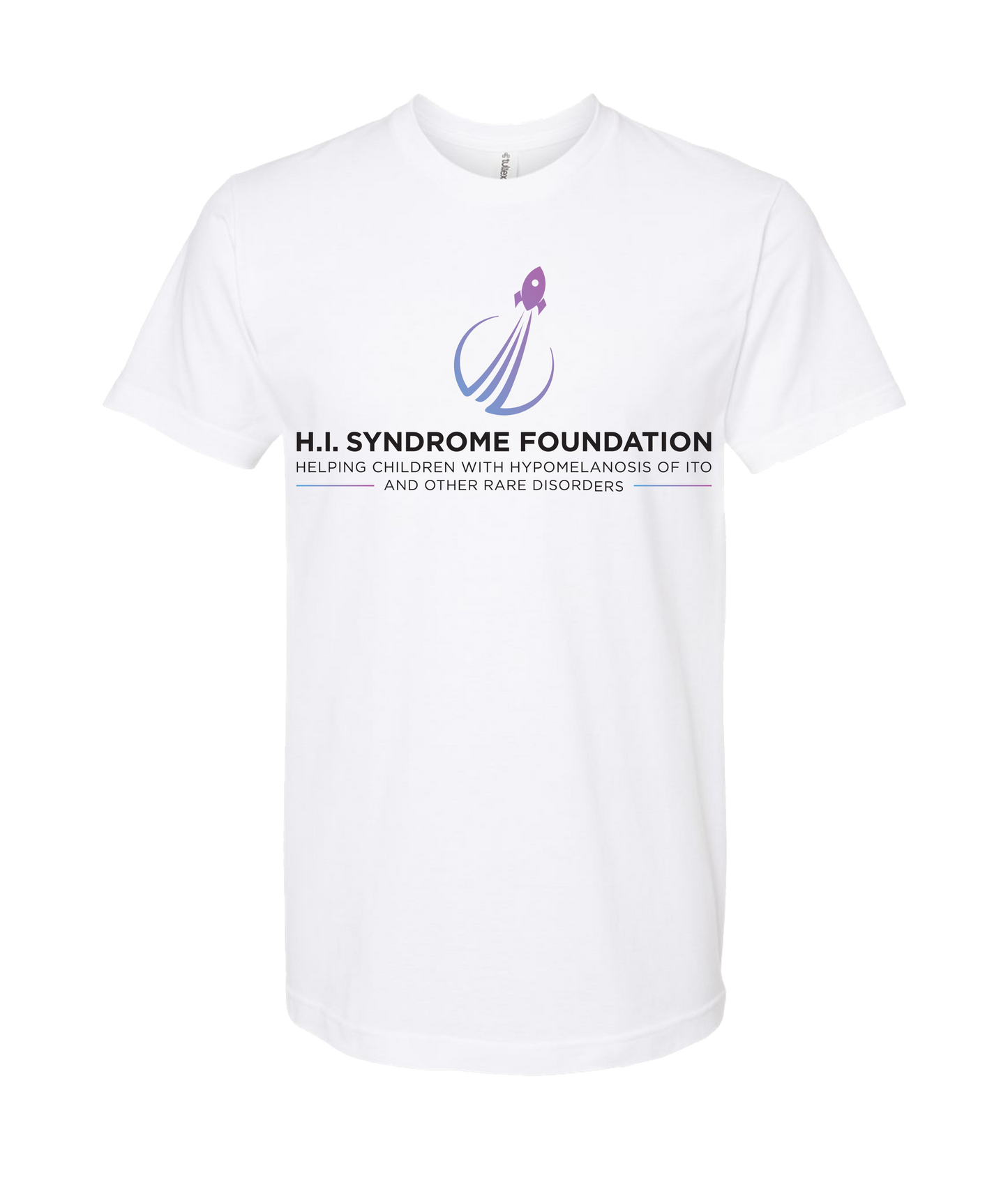 H.I Syndrome Foundation - DESIGN 1 - White T-Shirt