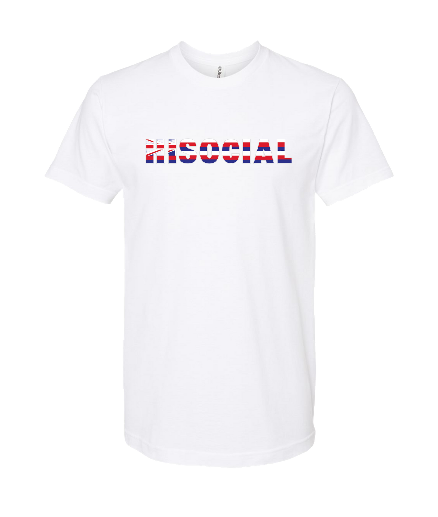 HiSocial - Logo 2 - White T Shirt