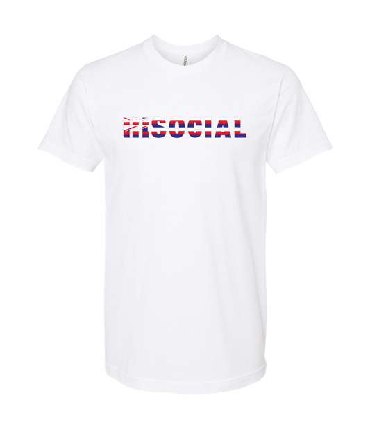 HiSocial - Logo 2 - White T Shirt