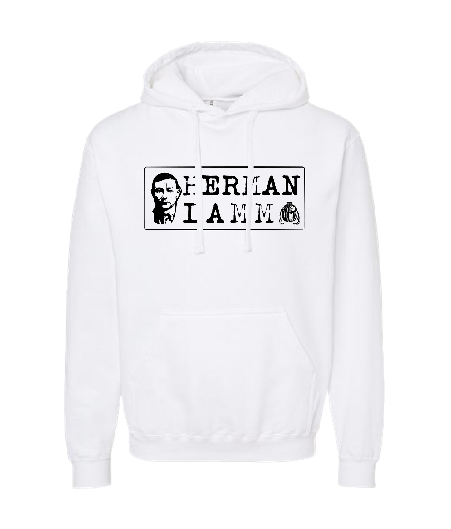 Herman Lamm - Logo - White Hoodie