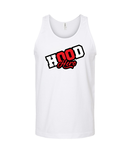 HustleMadeJhooks - Hood Hero - White Tank Top
