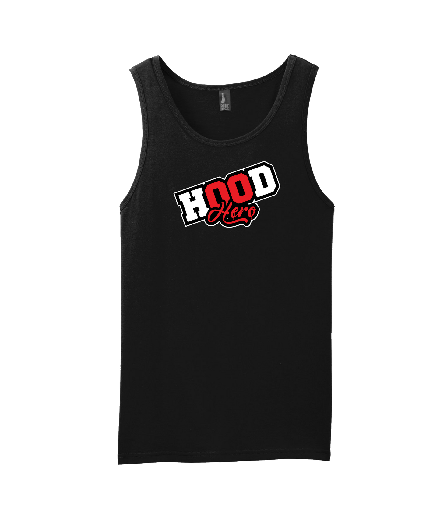 HustleMadeJhooks - Hood Hero - Black Tank Top