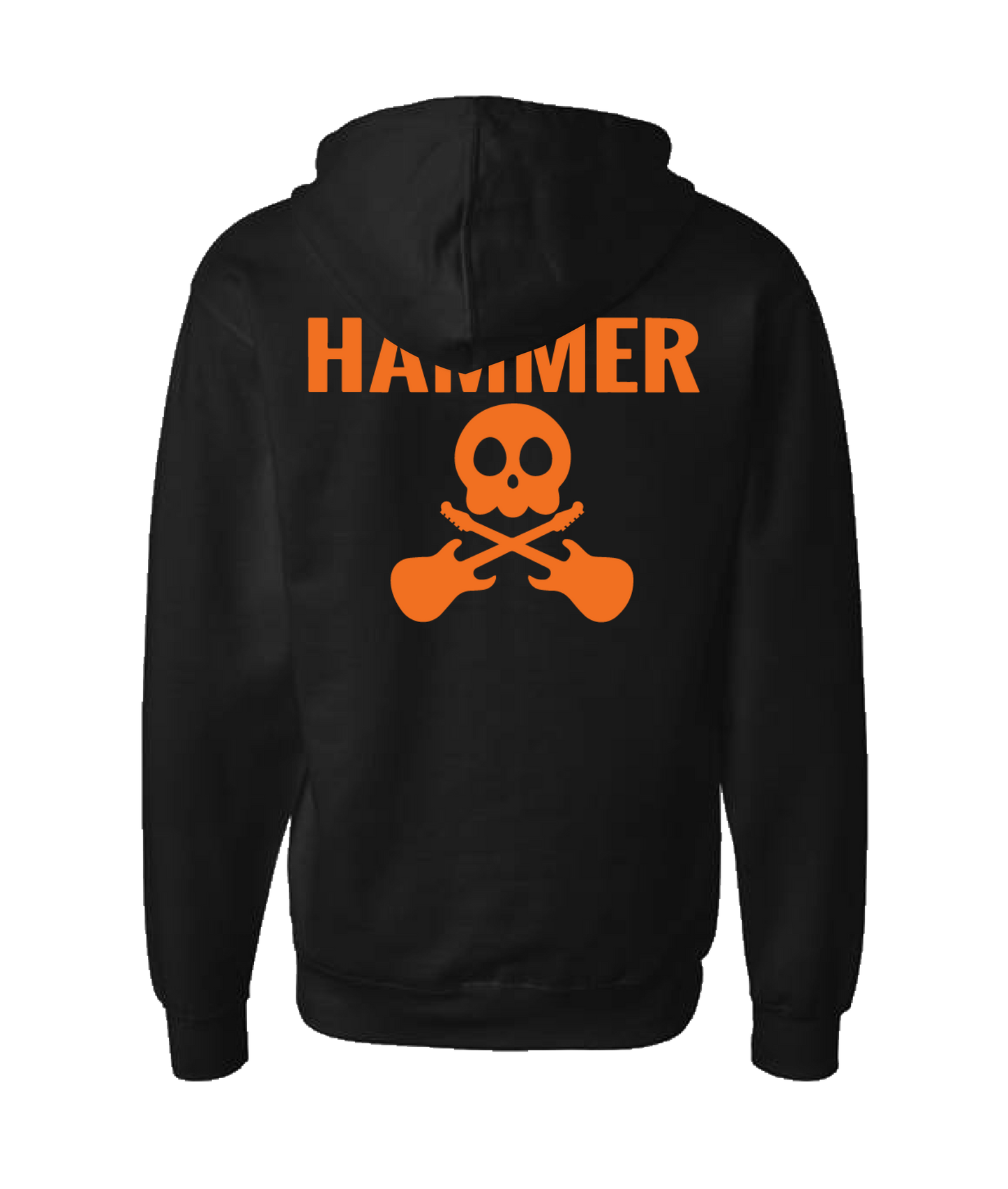 HAMMER - Logo - Black Zip Up Hoodie