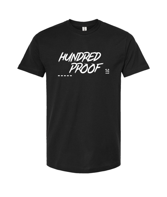 Hundred Proof - Logo - Black T-Shirt