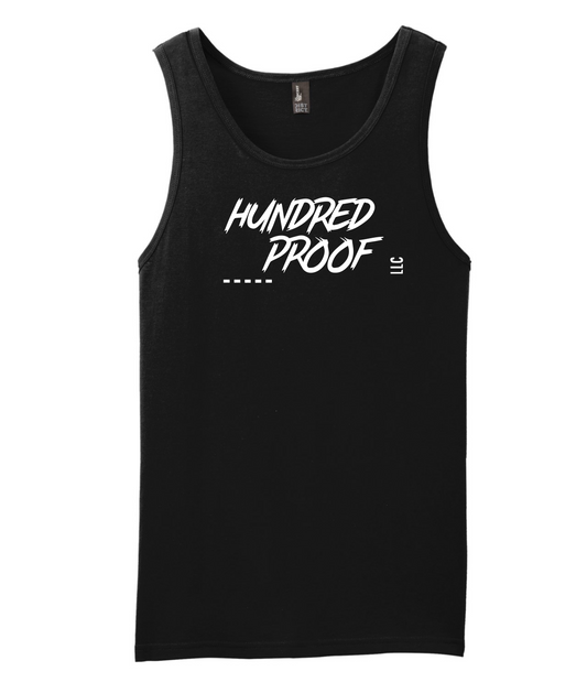 Hundred Proof - Logo - Black Tank Top