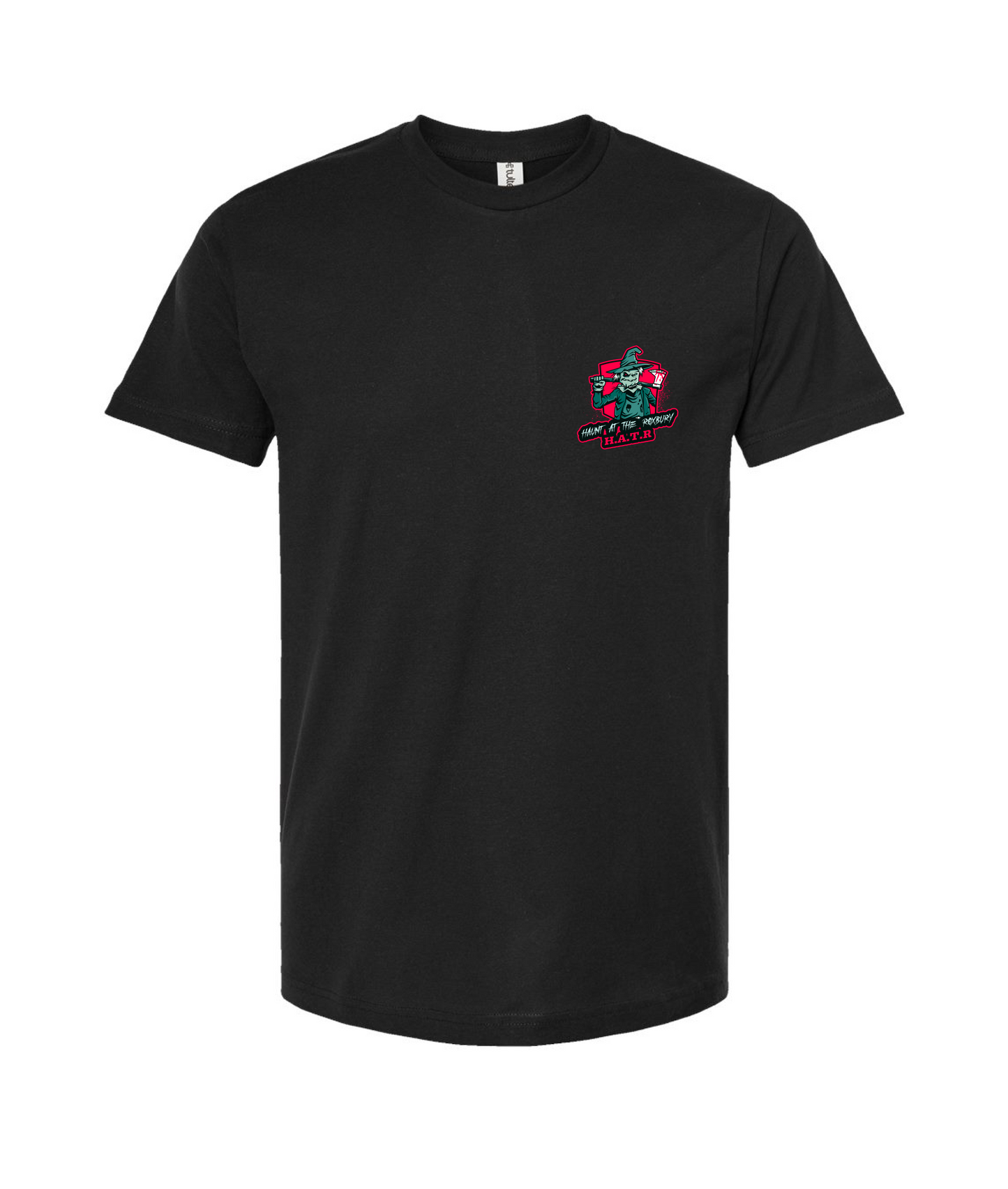 HAUNT AT THE ROXBURY - MOON - Black T-Shirt