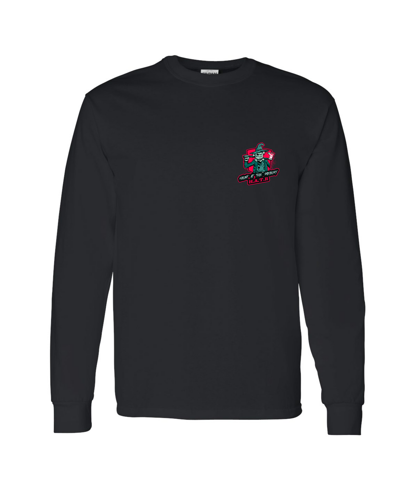 HAUNT AT THE ROXBURY - MOON - Black Long Sleeve T