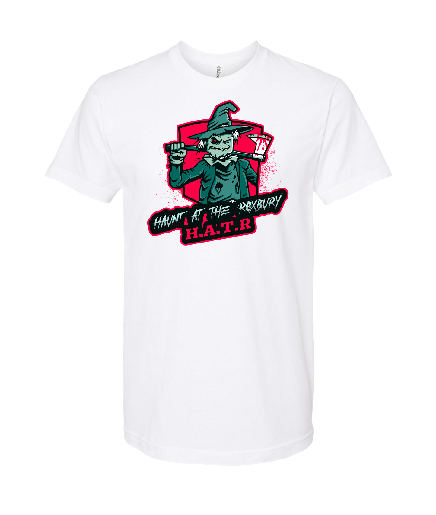 HAUNT AT THE ROXBURY - Scarecrow - Black T Shirt