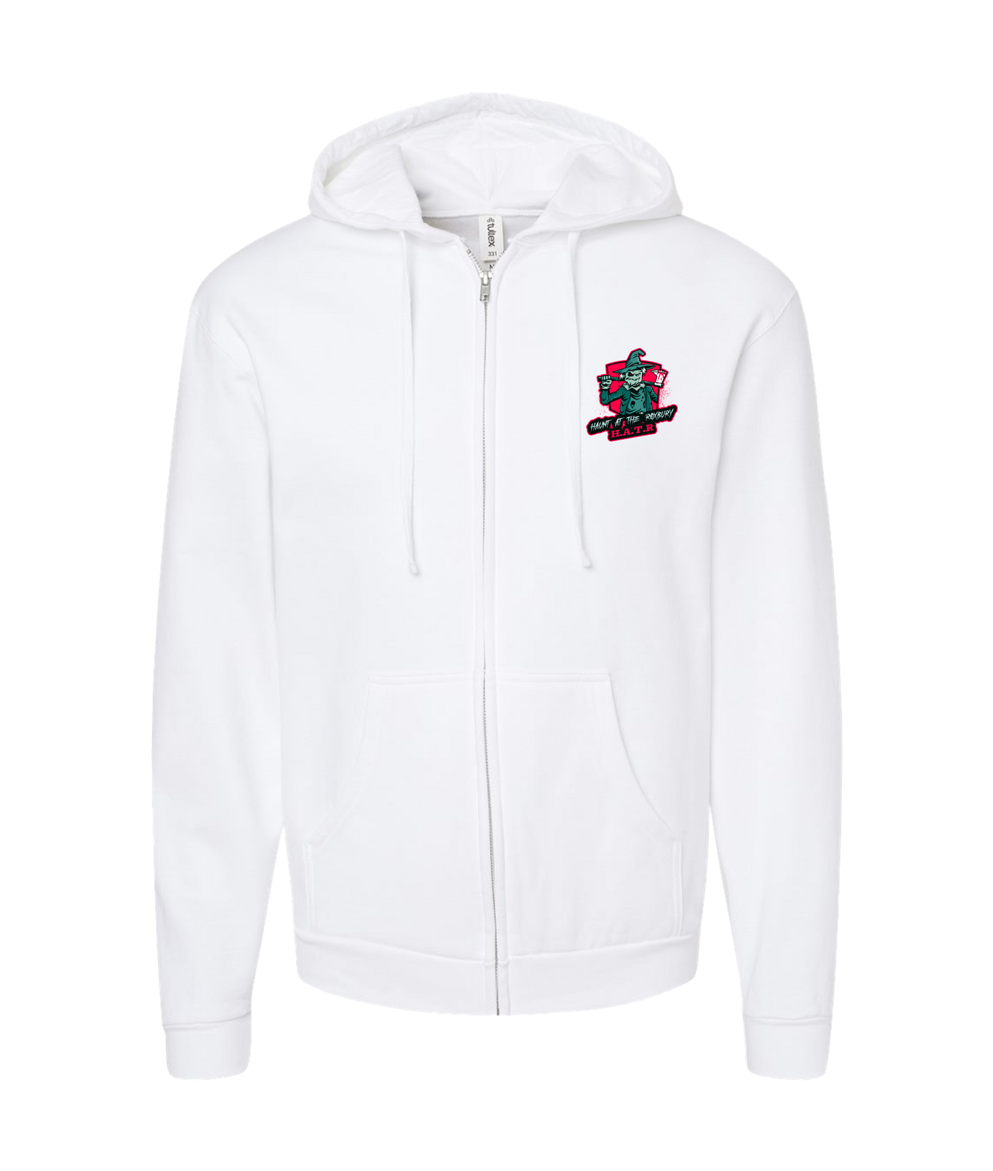 HAUNT AT THE ROXBURY - Scarecrow - Black Zip Up Hoodie