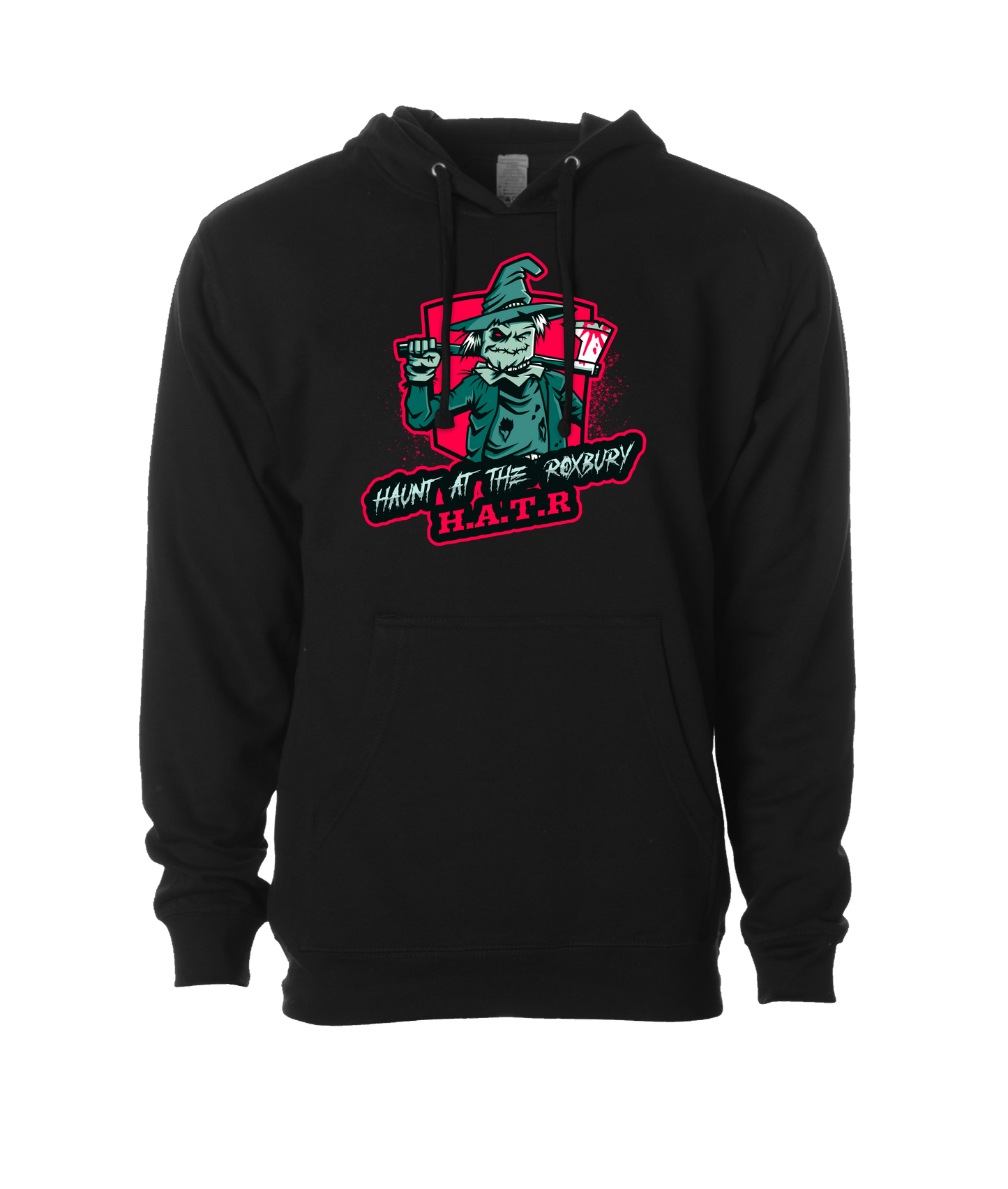 HAUNT AT THE ROXBURY - 2 Sided - Black Hoodie