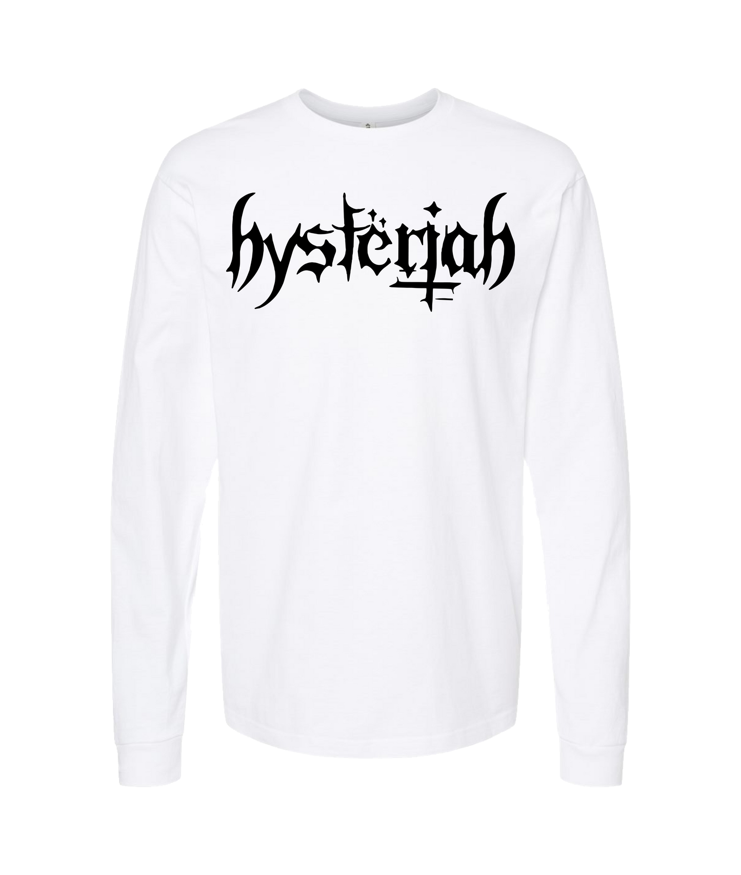 HYSTERIAH - Logo - White Long Sleeve T