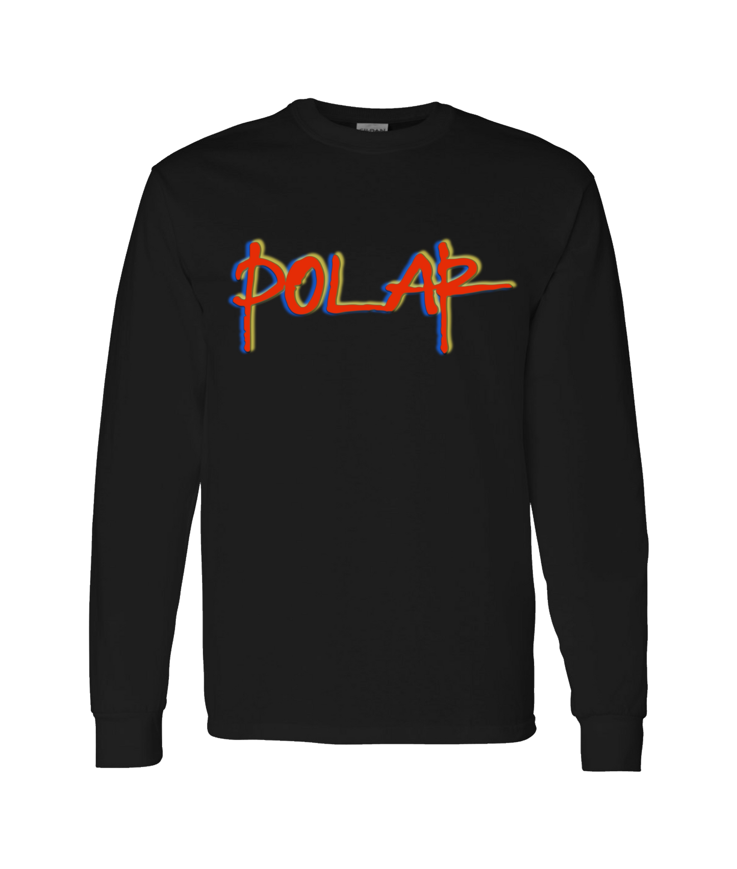 Iampolar - RETRO POLAR - Black Long Sleeve T