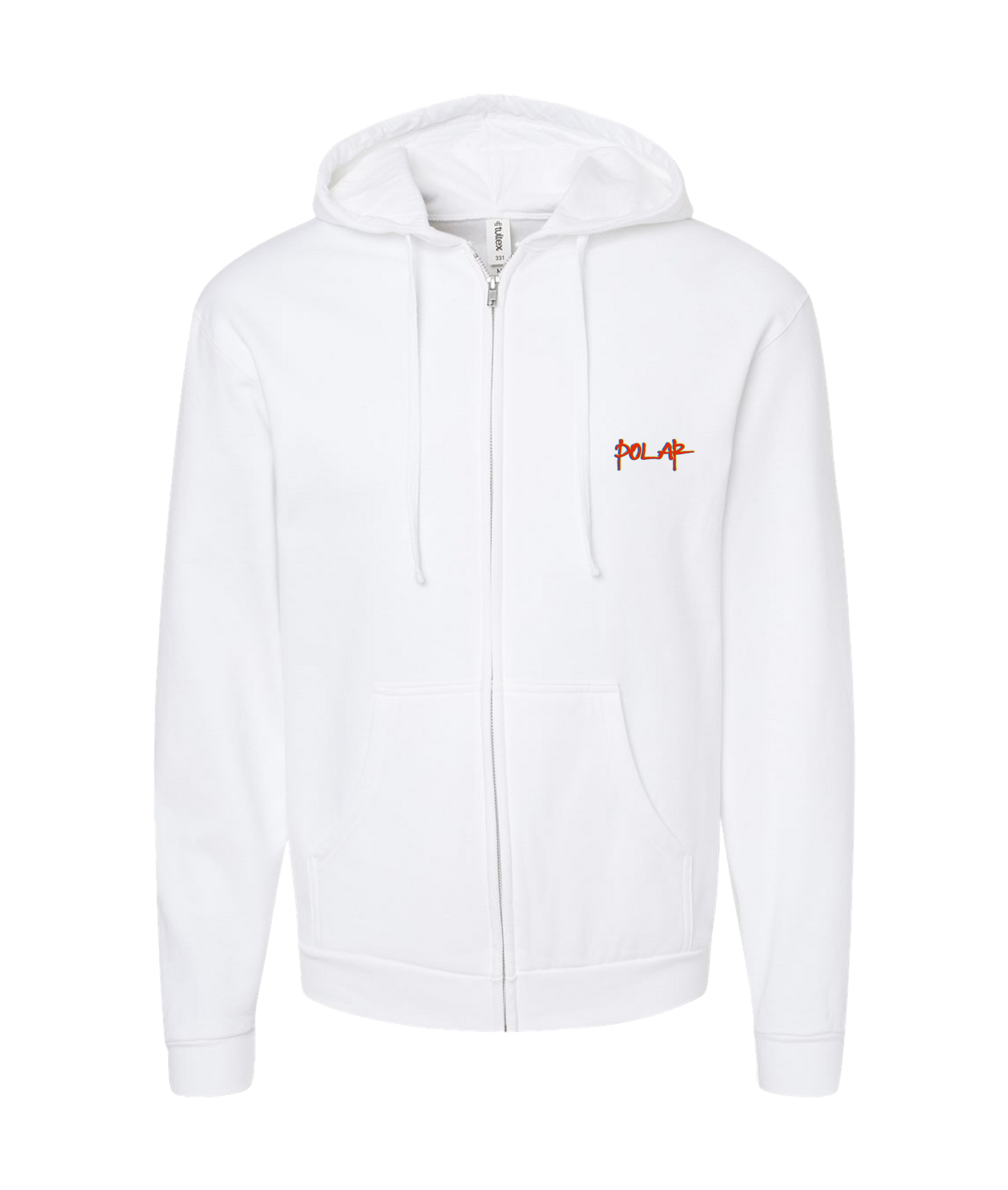 Iampolar - RETRO POLAR - White Zip Up Hoodie