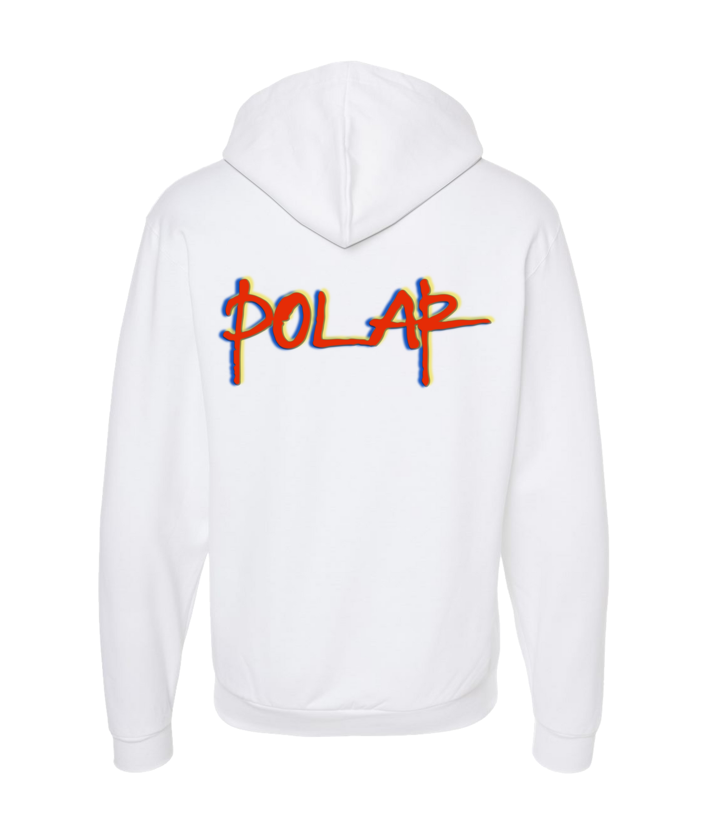 Iampolar - RETRO POLAR - White Zip Up Hoodie