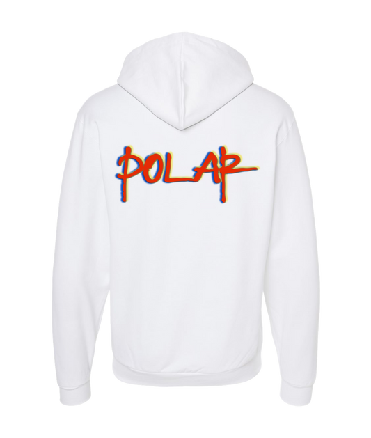Iampolar - RETRO POLAR - White Zip Up Hoodie