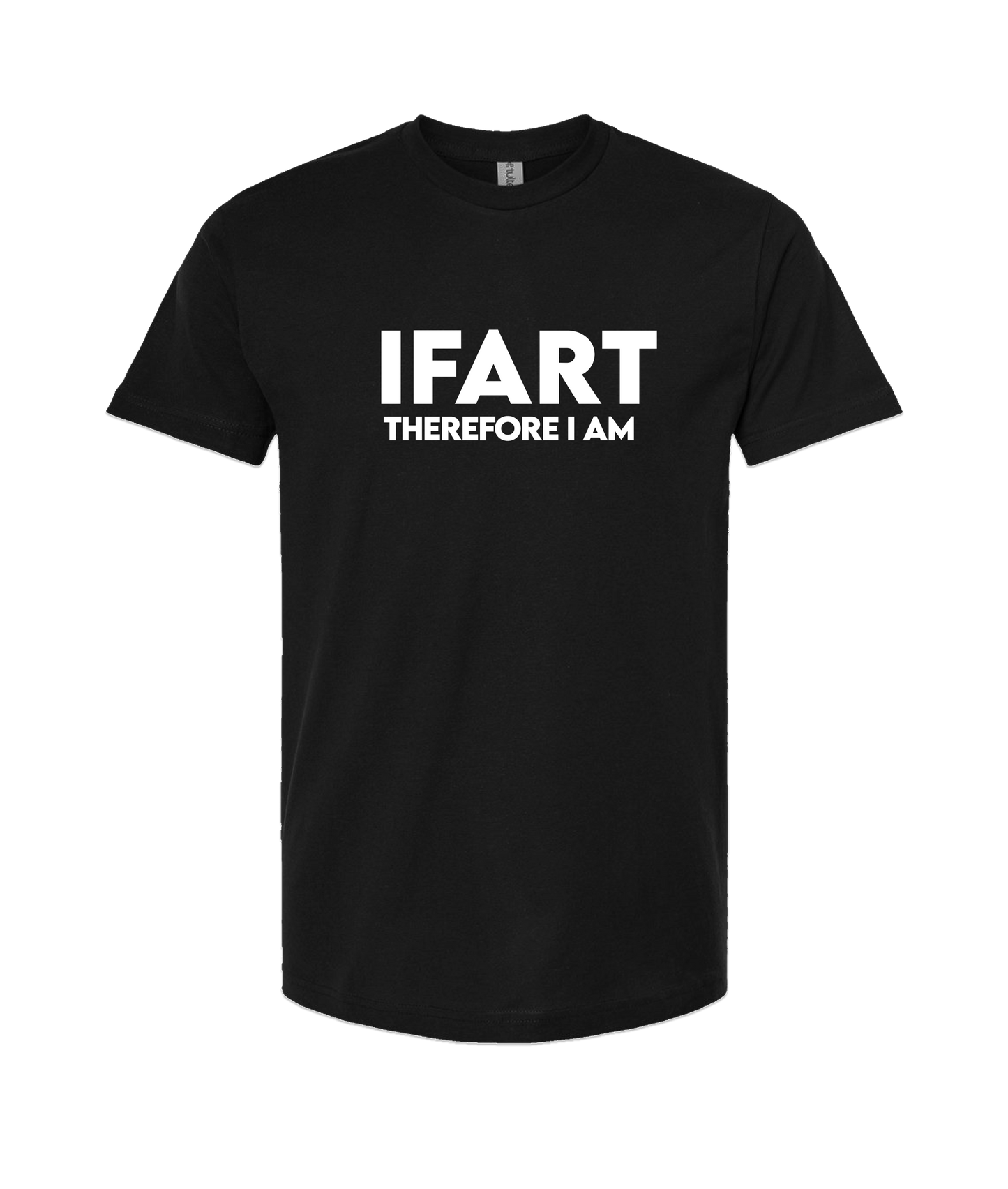 V-IFARTOP - THEREFORE I AM - Black T-Shirt