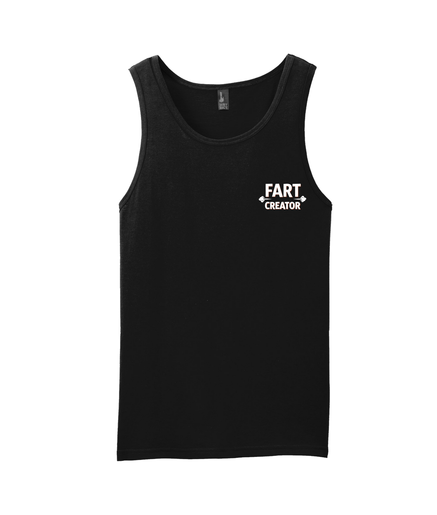 V-IFARTOP - CREATOR - Black Tank Top