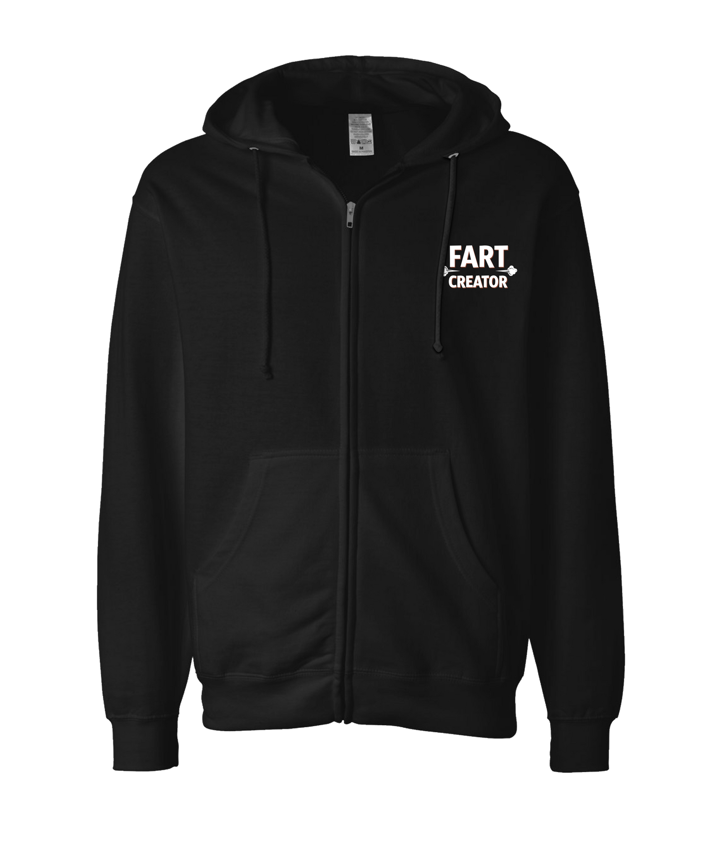 iFart - CREATOR - Black Zip Up Hoodie