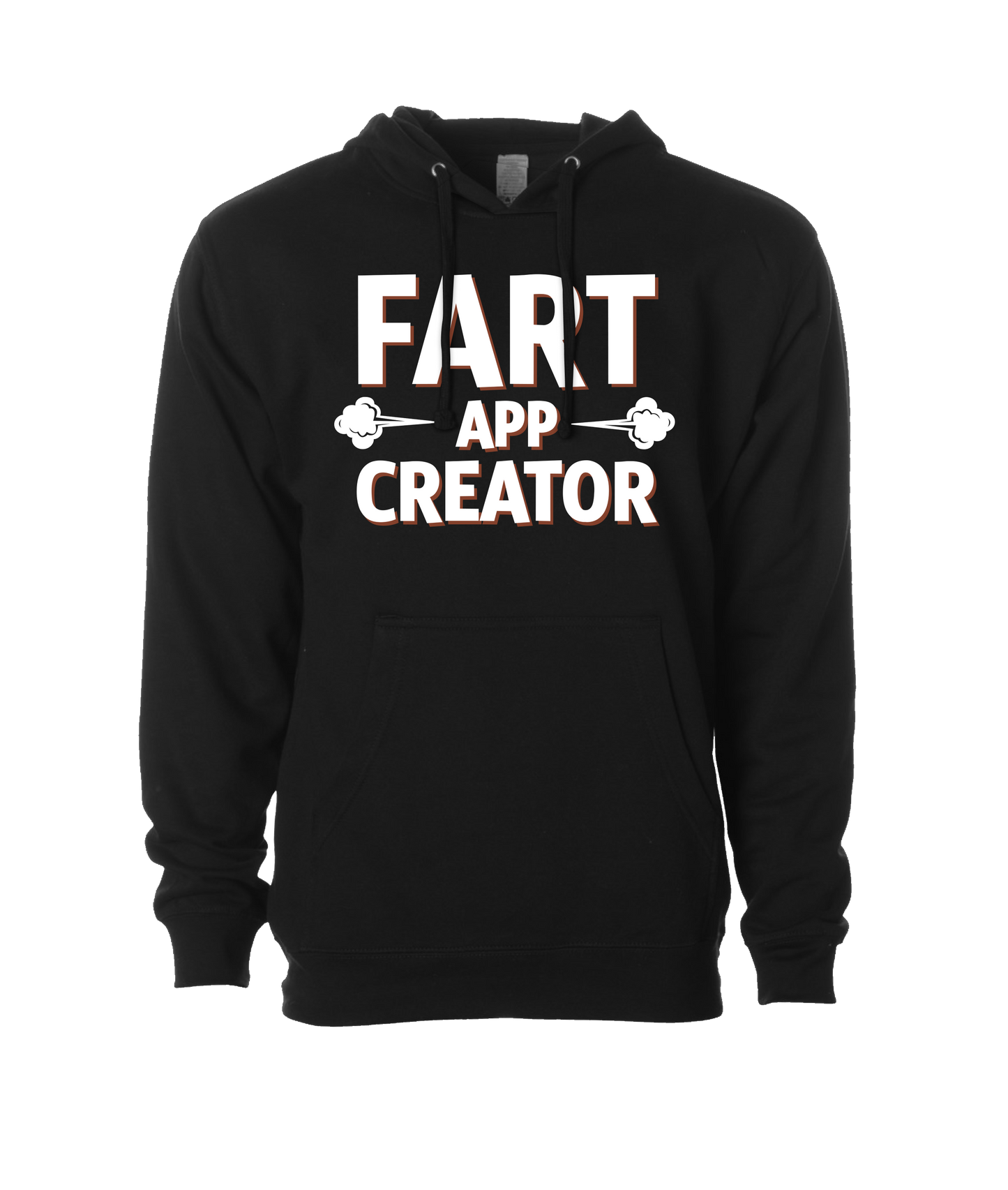 V-IFARTOP - CLOUDS APP CREATOR - Black Hoodie